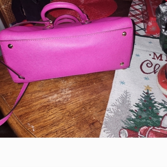 Michael Kors Jet Set Travel Saffiano Studded Satchel - Picture 13 of 13